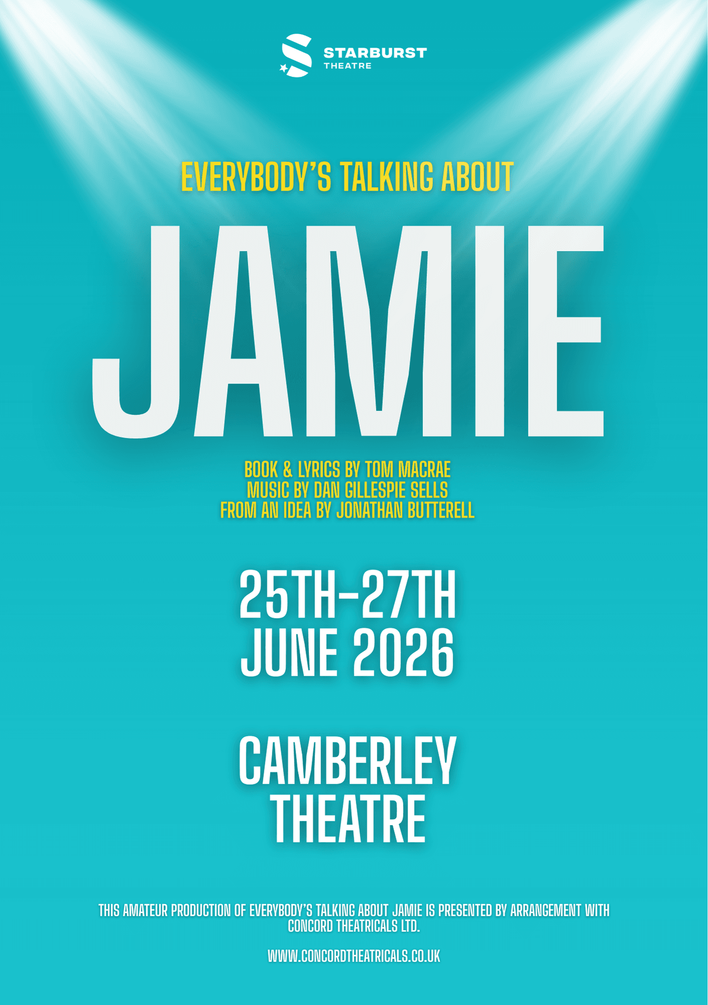 Everybody's Talking About Jamie - Musical 2026 - Poster