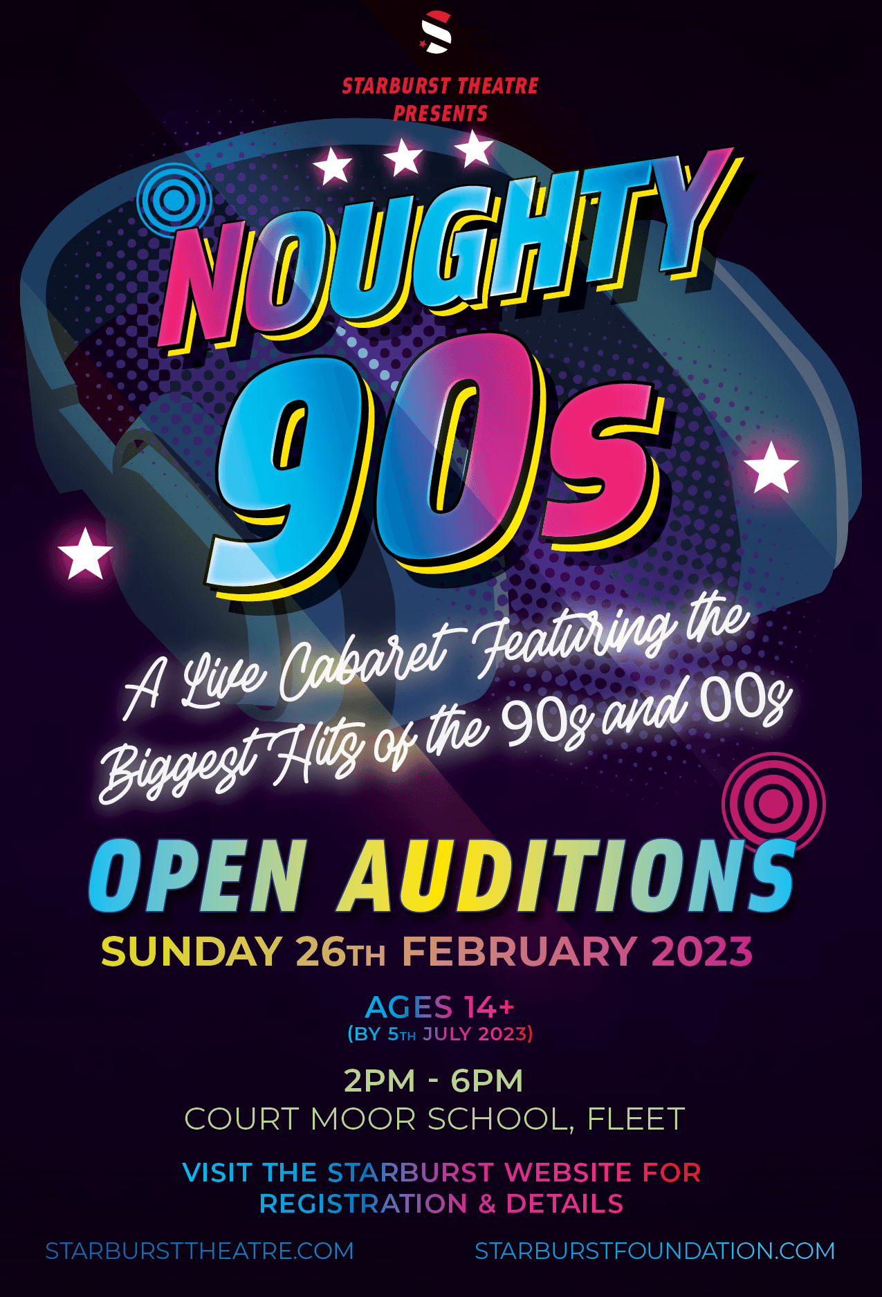 Noughty 90s - Musical 2023 - Poster